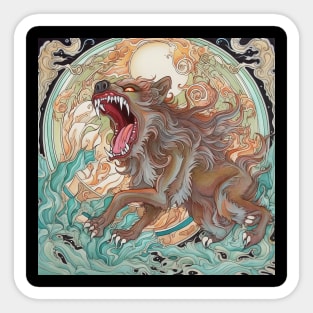 Werewolf Sticker